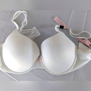 COPY - Victoria Secret Smooth Perfect Shape Push Up Bra, White, 42C